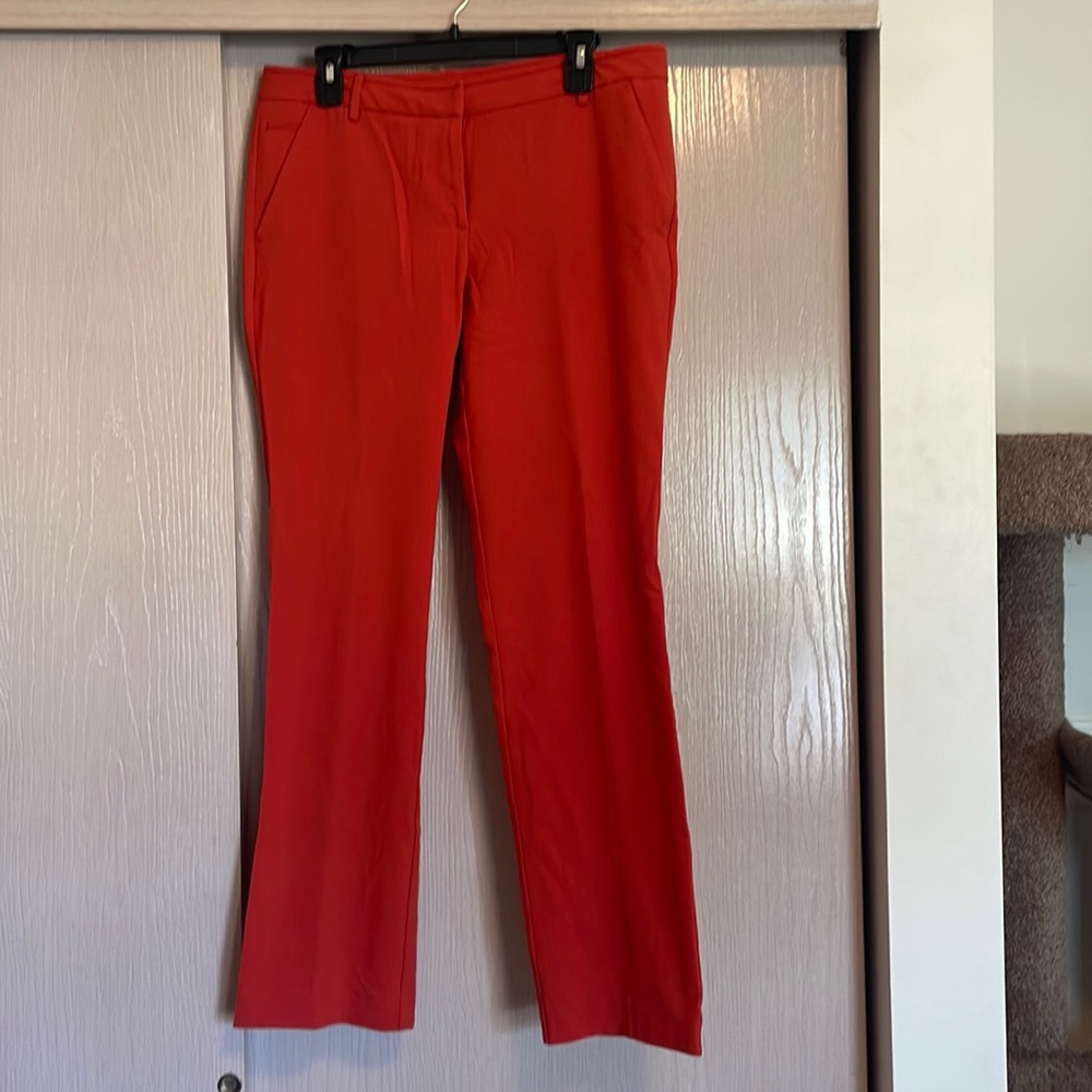Orange dress pants